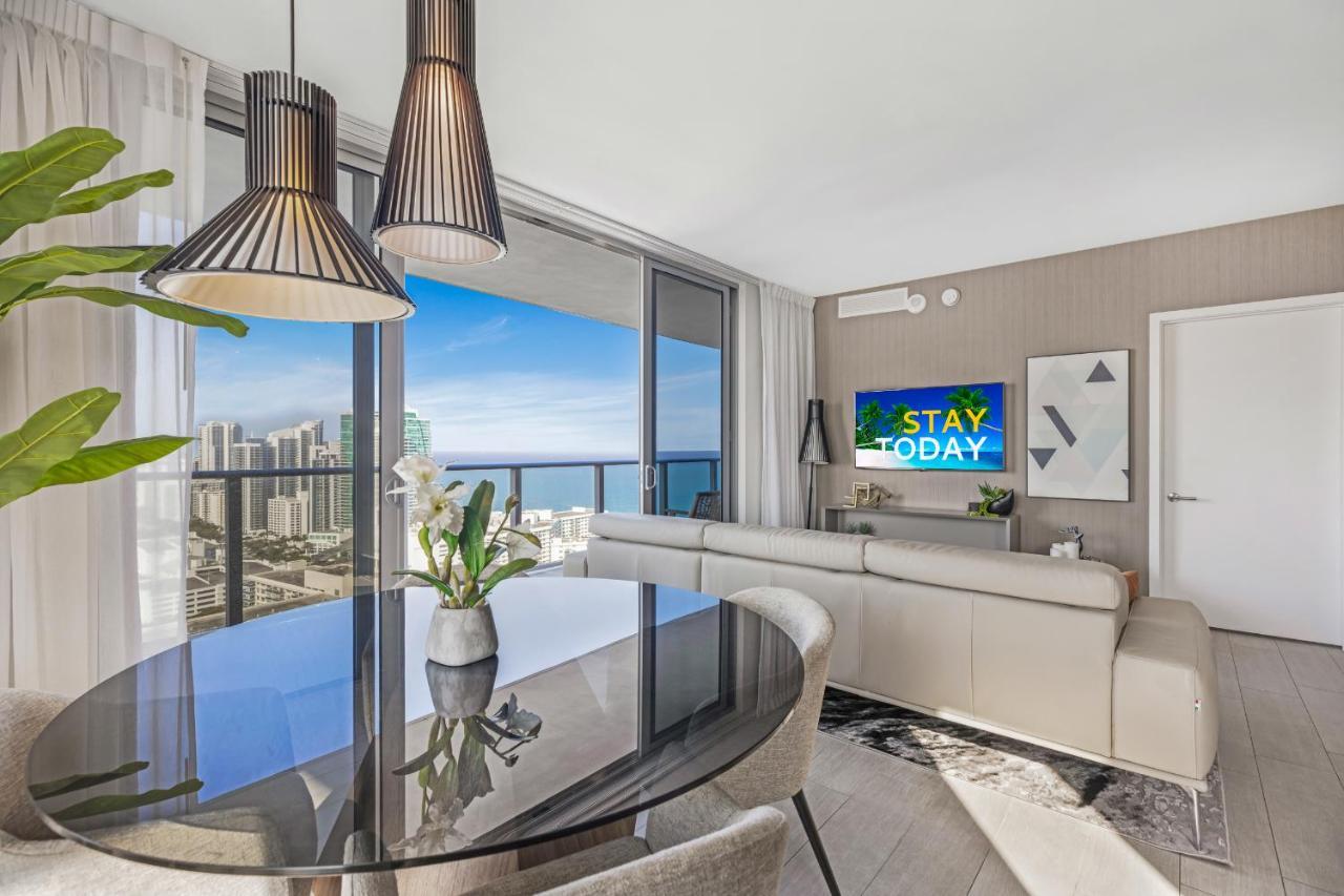 Hyde Beach House - Luxury 2-Bedroom - Gorgeous View - Resort Amenities - Rooftop Pool - Hot Tub - Tennis Court - Minutes To The Ocean ฮอลลีวูด ภายนอก รูปภาพ